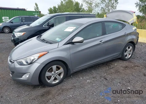 2013 Hyundai Elantra Gls из США, поврежденный, VIN KMHDH4AE0DU630302